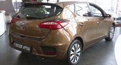 1 599 р. Защитная накладка на задний бампер RA  KIA Ceed  2 JD (2015-2018) рестайлинг, хэтчбэк  с доставкой в г. Керчь. Увеличить фотографию 2