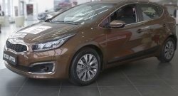 1 639 р. Реснички на фары (рестайлинг, хетчбек) RA  KIA Ceed  2 JD (2015-2018) рестайлинг, хэтчбэк (Поверхность глянец (под окраску), Неокрашенные)  с доставкой в г. Керчь. Увеличить фотографию 4