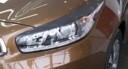 1 639 р. Реснички на фары (рестайлинг, хетчбек) RA  KIA Ceed  2 JD (2015-2018) рестайлинг, хэтчбэк (Поверхность глянец (под окраску), Неокрашенные)  с доставкой в г. Керчь. Увеличить фотографию 6