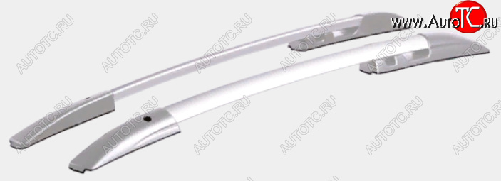7 649 р. Рейлинги АПС  KIA Ceed  1 ED (2006-2012) дорестайлинг, хэтчбэк 5 дв., рестайлинг, хэтчбэк 5 дв. (Серебристые, без поперечин)  с доставкой в г. Керчь