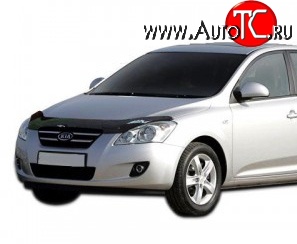 1 099 р. Дефлектор капота NovLine KIA Ceed 1 ED дорестайлинг, хэтчбэк 5 дв. (2006-2010)  с доставкой в г. Керчь