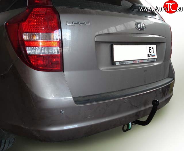 7 599 р. Фаркоп (универсал) Лидер Плюс KIA Ceed 1 ED дорестайлинг, хэтчбэк 5 дв. (2006-2010) (Без электропакета)  с доставкой в г. Керчь