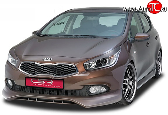 4 499 р. Пороги накладки CSR KIA Ceed 2 JD дорестайлинг, хэтчбэк (2012-2015)  с доставкой в г. Керчь