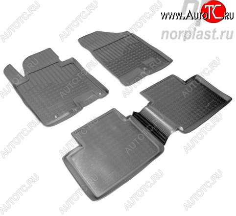 2 349 р. Коврики салонные литьевые Norplast  KIA Ceed  1 ED (2010-2012) рестайлинг, хэтчбэк 5 дв.  с доставкой в г. Керчь