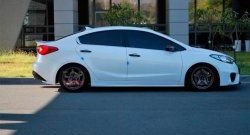 4 049 р. Пороги накладки Drive KIA Cerato 3 YD дорестайлинг седан (2013-2016) (Неокрашенные)  с доставкой в г. Керчь. Увеличить фотографию 2