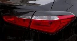 1 039 р. Реснички на фонари RA KIA Cerato 3 YD дорестайлинг седан (2013-2016) (Неокрашенные)  с доставкой в г. Керчь. Увеличить фотографию 4