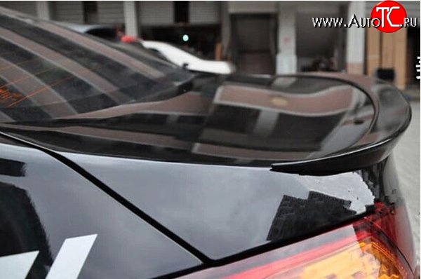 2 169 р. Лип спойлер M-VRS V1 KIA Cerato 3 YD дорестайлинг седан (2013-2016) (Неокрашенный)  с доставкой в г. Керчь