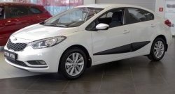 4 129 р. Молдинги RA (широкие, комплект на 4 двери)  KIA Cerato  4 BD (2018-2025) дорестайлинг седан, рестайлинг седан (Поверхность глянец (под окраску), Неокрашенные)  с доставкой в г. Керчь. Увеличить фотографию 4