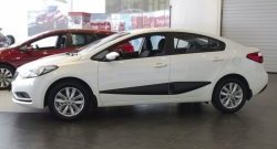 4 129 р. Молдинги RA (широкие, комплект на 4 двери)  KIA Cerato  4 BD (2018-2025) дорестайлинг седан, рестайлинг седан (Поверхность глянец (под окраску), Неокрашенные)  с доставкой в г. Керчь. Увеличить фотографию 5