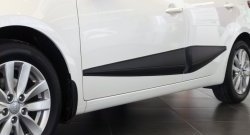 4 129 р. Молдинги RA (широкие, комплект на 4 двери)  KIA Cerato  4 BD (2018-2025) дорестайлинг седан, рестайлинг седан (Поверхность глянец (под окраску), Неокрашенные)  с доставкой в г. Керчь. Увеличить фотографию 6