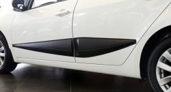 Молдинги RA (широкие, комплект на 4 двери) KIA Cerato  4 BD (2018-2025) дорестайлинг седан, рестайлинг седан