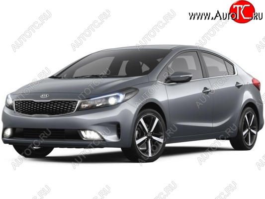 3 499 р. Передний бампер JORDEN KIA Cerato 3 YD рестайлинг седан (2016-2019) (Неокрашенный)  с доставкой в г. Керчь