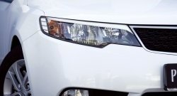 929 р. Реснички на фары RA KIA Cerato 2 TD седан (2008-2013) (Поверхность глянец (под окраску), Неокрашенные)  с доставкой в г. Керчь. Увеличить фотографию 5