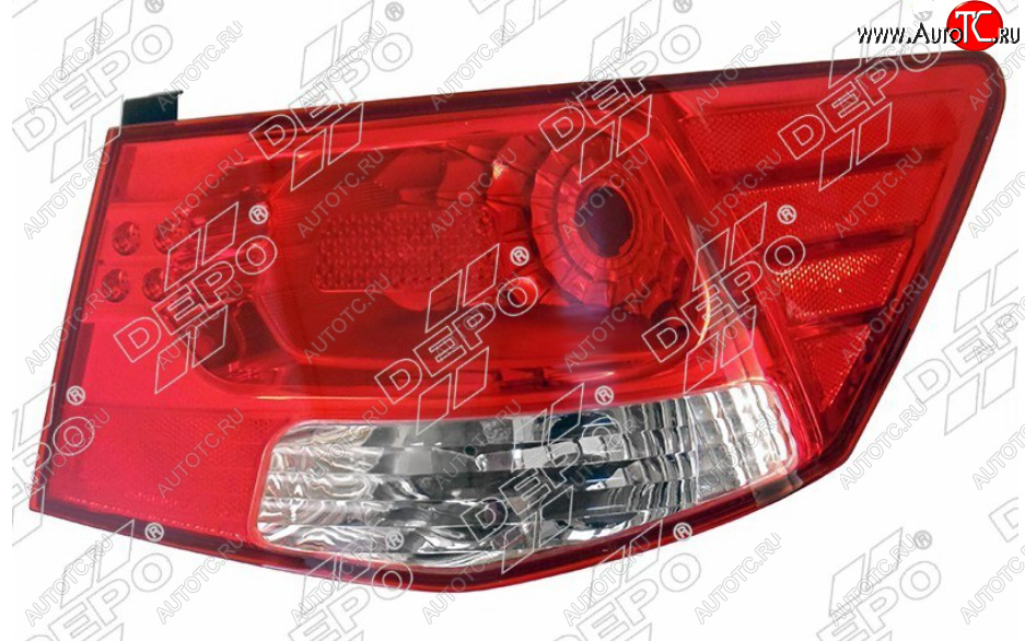 7 449 р. Правый фонарь задний DEPO  KIA Cerato  2 TD (2008-2013) седан  с доставкой в г. Керчь