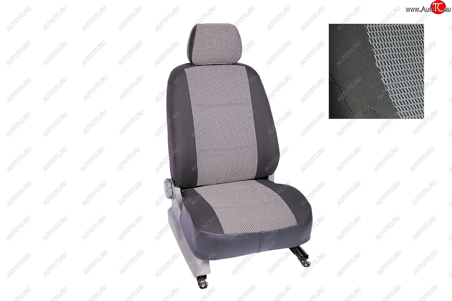 3 789 р. Чехлы для сидений Seintex (жаккард, 40/60, Airbag, подлокотники) KIA Cerato 2 TD седан (2008-2013)  с доставкой в г. Керчь