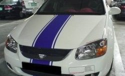 3 749 р. Решётка радиатора RoadRuns KIA Cerato 1 LD седан дорестайлинг (2003-2007) (Неокрашенная)  с доставкой в г. Керчь. Увеличить фотографию 2