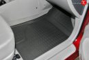 2 479 р. Коврики в салон (полиуретан) Element KIA Cerato 1 LD седан рестайлинг (2005-2008) (Черные)  с доставкой в г. Керчь. Увеличить фотографию 4