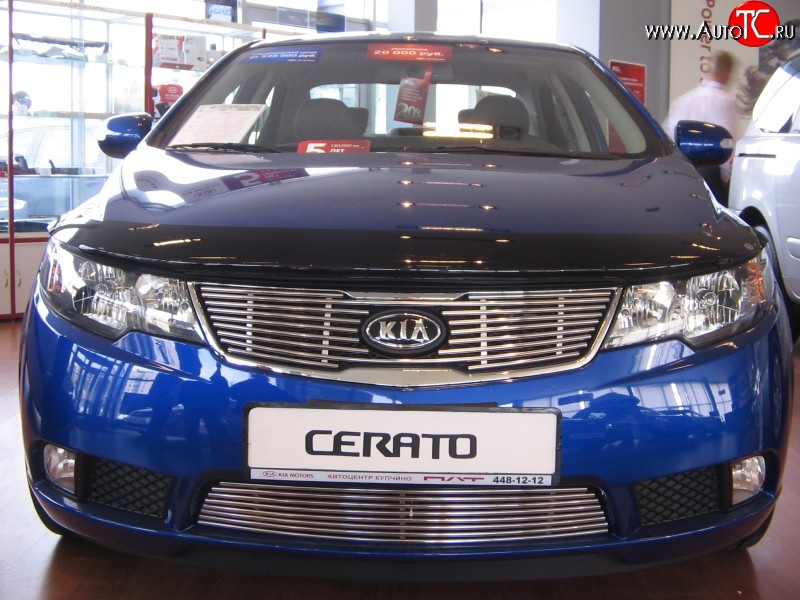 4 799 р. Декоративная вставка решетки радиатора Berkut KIA Cerato 2 TD седан (2008-2013)  с доставкой в г. Керчь