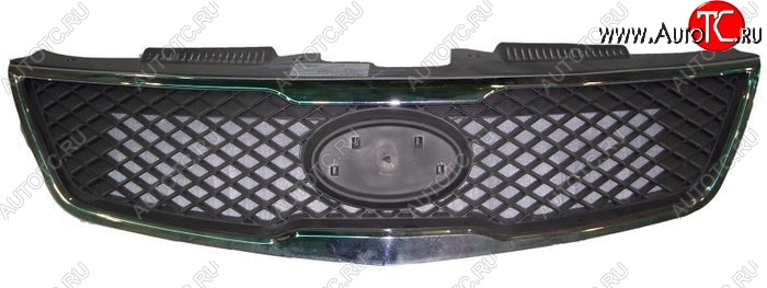 2 269 р. Решётка радиатора SAT (хром молдинг)  KIA Cerato  2 TD - Forte ( седан,  хэтчбек) (Неокрашенная)  с доставкой в г. Керчь
