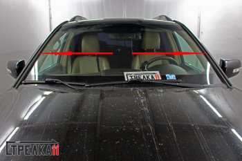 1 699 р. Водостоки (дефлектора) лобового стекла Стрелка 11 KIA Mohave HM дорестайлинг (2008-2017)  с доставкой в г. Керчь. Увеличить фотографию 3