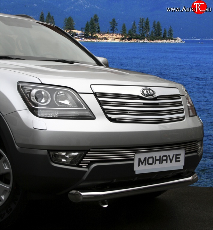 5 759 р. Декоративная вставка воздухозаборника Novline KIA Mohave HM дорестайлинг (2008-2017)  с доставкой в г. Керчь