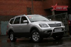 17 909 р. Защита переднего бампера Souz-96 (d76) KIA Mohave HM дорестайлинг (2008-2017)  с доставкой в г. Керчь. Увеличить фотографию 2