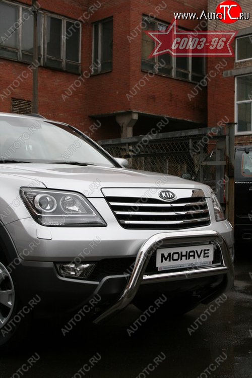 17 909 р. Защита переднего бампера Souz-96 (d76) KIA Mohave HM дорестайлинг (2008-2017)  с доставкой в г. Керчь