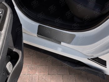 1 889 р. Пороги накладки Russtal KIA Optima JF седан рестайлинг (2018-2020) (Нержавейка полированная)  с доставкой в г. Керчь. Увеличить фотографию 3