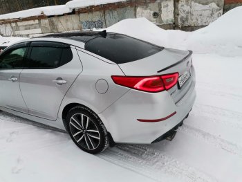 3 399 р. Лип спойлер АВТОКРАТ  KIA Optima  3 TF (2010-2016) дорестайлинг седан, рестайлинг седан (Неокрашенный)  с доставкой в г. Керчь. Увеличить фотографию 3