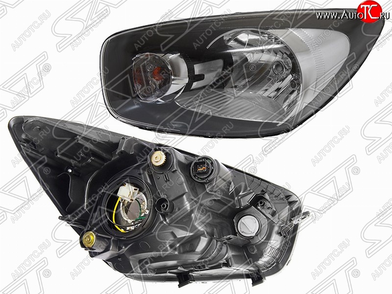 4 999 р. Левая фара передняя SAT  KIA Picanto ( 2 TA хэтчбэк 5 дв.,  2 TA хэтчбэк 3 дв.) (2011-2015) дорестайлинг  с доставкой в г. Керчь