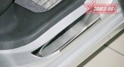 2 474 р. Накладки на внутренние пороги Souz-96 KIA Picanto 1 SA хэтчбэк 5 дв. дорестайлинг (2003-2007)  с доставкой в г. Керчь. Увеличить фотографию 2