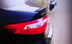 5 149 р. Лип спойлер Сабля KIA Rio 1 DC дорестайлинг седан (2000-2002) (Неокрашенный)  с доставкой в г. Керчь. Увеличить фотографию 3