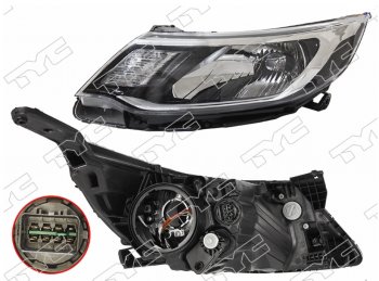 Левая фара (с электрокорректором) TYC KIA Rio  3 QB (2015-2017) рестайлинг седан, рестайлингхэтчбек5дв.
