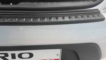 1 039 р. Защитная накладка заднего бампера Petroil Tuning  KIA Rio  3 QB (2015-2017) рестайлинг седан  с доставкой в г. Керчь. Увеличить фотографию 6