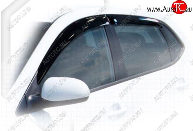 2 099 р. Дефлектора окон CA-Plastiс KIA Rio 3 QB хэтчбек 5 дв. рестайлинг (2015-2017) (Classic полупрозрачный, Без хром.молдинга)  с доставкой в г. Керчь