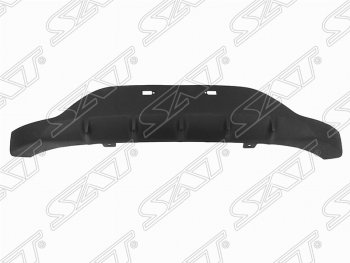 Накладка заднего бампера SAT (нижняя часть, RUSSIAN TYPE) KIA Rio  3 QB (2015-2017) хэтчбек 5 дв. рестайлинг