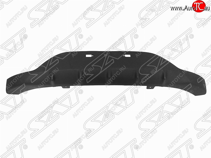 2 599 р. Накладка заднего бампера SAT (нижняя часть, RUSSIAN TYPE)  KIA Rio  3 QB (2015-2017) хэтчбек 5 дв. рестайлинг (Неокрашенная)  с доставкой в г. Керчь