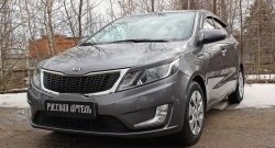 999 р. Реснички на фары RA KIA Rio 3 QB дорестайлингхэтчбек5дв. (2011-2015) (Неокрашенные)  с доставкой в г. Керчь. Увеличить фотографию 3