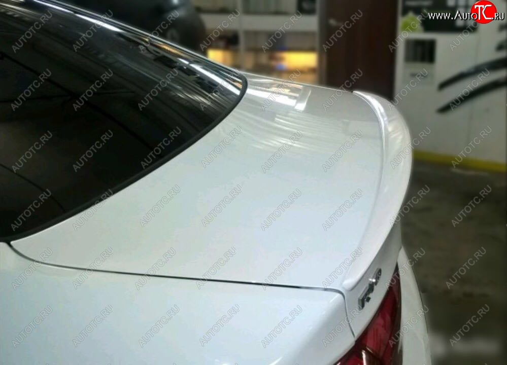 2 799 р. Лип спойлер АВТОКРАТ  KIA Rio  3 QB (2011-2017) дорестайлинг седан, рестайлинг седан (Неокрашенный)  с доставкой в г. Керчь