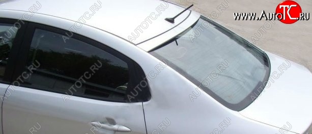 2 799 р. Козырёк на заднее стекло Tuning-Sport  KIA Rio  3 QB (2011-2015) дорестайлинг седан (Неокрашенный)  с доставкой в г. Керчь