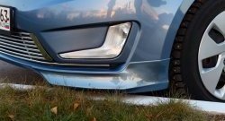 3 799 р. Накладки на передний бампер BS KIA Rio 3 QB хэтчбек 5 дв. дорестайлинг (2011-2015) (Неокрашенная)  с доставкой в г. Керчь. Увеличить фотографию 3