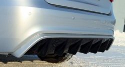 Диффузор заднего бампера BS v1 KIA Rio  3 QB (2011-2015) дорестайлинг седан