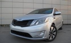 3 639 р. Решётка радиатора Pandora KIA Rio 3 QB дорестайлинг седан (2011-2015) (Неокрашенная)  с доставкой в г. Керчь. Увеличить фотографию 7