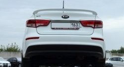 5 799 р. Спойлер BS  KIA Rio  3 QB (2015-2017) рестайлинг седан (Неокрашенный)  с доставкой в г. Керчь. Увеличить фотографию 4