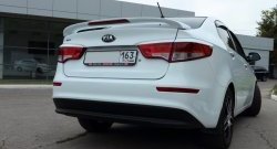 5 799 р. Спойлер BS  KIA Rio  3 QB (2015-2017) рестайлинг седан (Неокрашенный)  с доставкой в г. Керчь. Увеличить фотографию 5