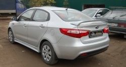 2 549 р. Спойлер LitCompany KIA Rio 3 QB дорестайлинг седан (2011-2015) (Неокрашенный)  с доставкой в г. Керчь. Увеличить фотографию 3