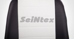 5 999 р. Чехлы для сидений SeiNtex (экокожа, белый цвет, 4 подголовника) KIA Rio 3 QB хэтчбек 5 дв. дорестайлинг (2011-2015)  с доставкой в г. Керчь. Увеличить фотографию 4