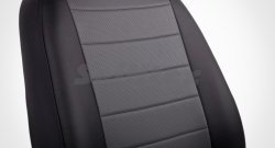 5 999 р. Чехлы для сидений SeiNtex (экокожа, серый цвет) KIA Rio 3 QB рестайлинг седан (2015-2017)  с доставкой в г. Керчь. Увеличить фотографию 4