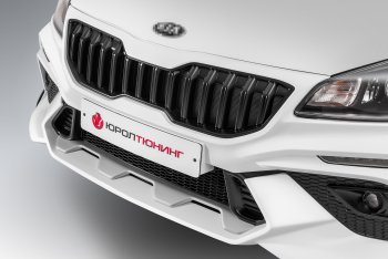 18 799 р. Передний бампер ROTOR  KIA Rio ( 4 FB,  4 YB) (2016-2025) дорестайлинг седан, дорестайлинг, хэтчбэк, рестайлинг седан, рестайлинг, хэтчбэк (Неокрашенный, без накладок ДХО)  с доставкой в г. Керчь. Увеличить фотографию 4