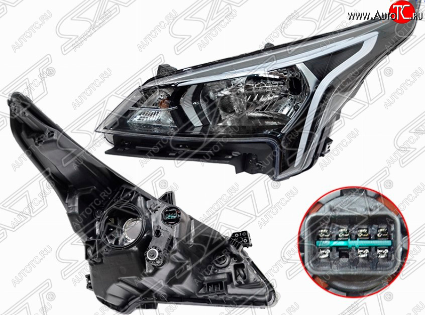 5 249 р. Левая передняя фара SAT  KIA Rio  X (2020-2025) рестайлинг  с доставкой в г. Керчь